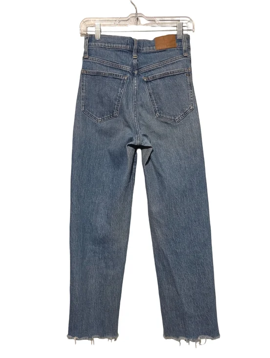 MADEWELL Perfect Vintage Wide Leg High Rise Jeans Womens 26 Blue Model Off Duty - Picture 5 of 8
